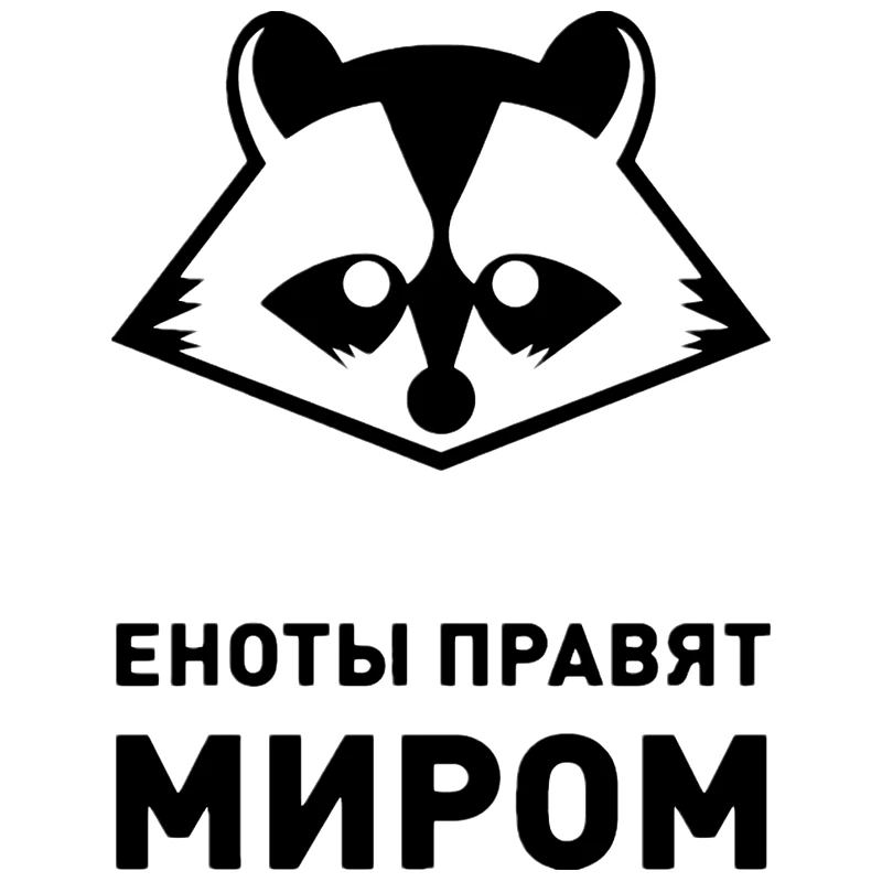 CS-816#15*19,5см наклейки на авто Еноты правят миром водонепроницаемые наклейки на машину наклейка для авто автонаклейка стикер этикеты винила наклейки стайлинга автомобилей украшения