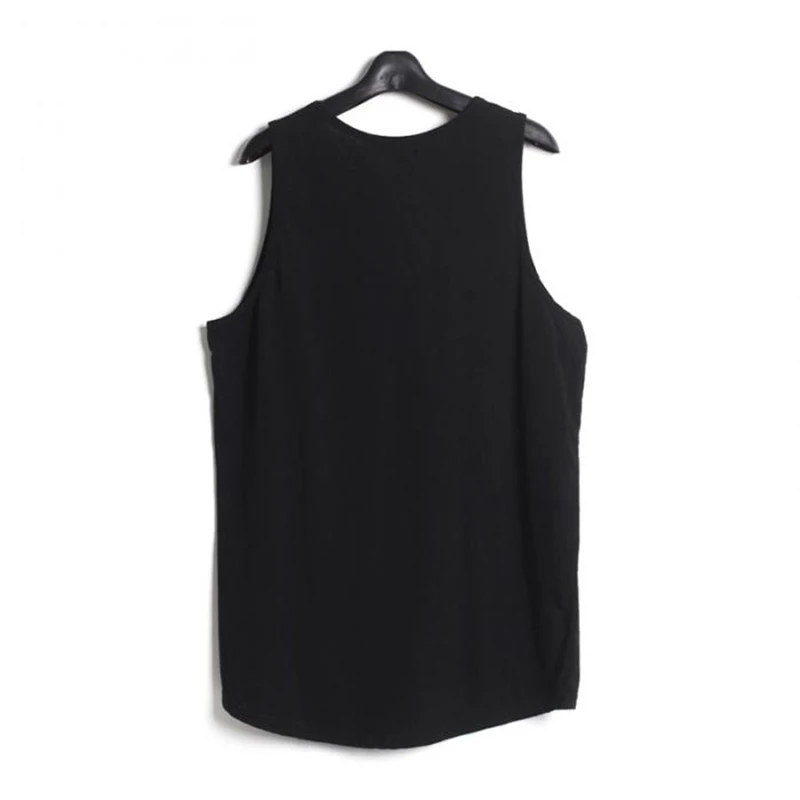 Мужская футболка без рукавов Повседневная хлопковая летняя с принтом|Майки| |