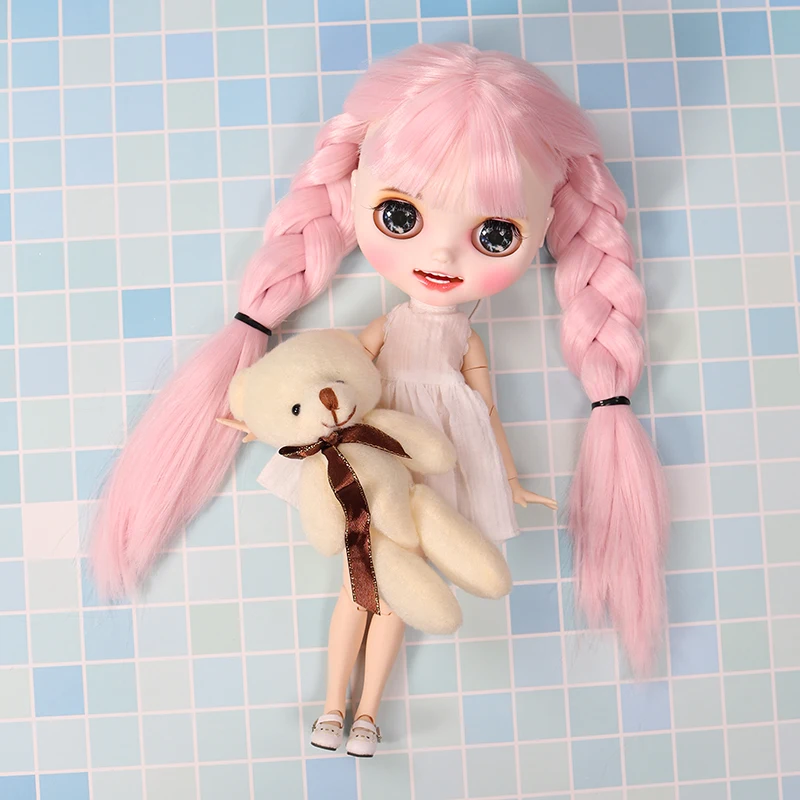 Кукла Blyth ICY DBS для серии № BL2352 розовые волосы резные губы улыбка матовое лицо