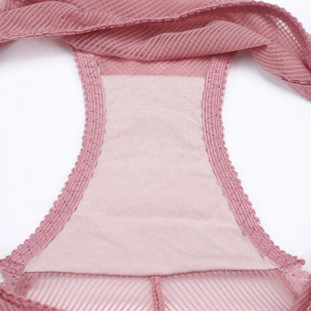 Мягкое и дышащее сексуальное женское нижнее белье ультратонкое шелковое газовое