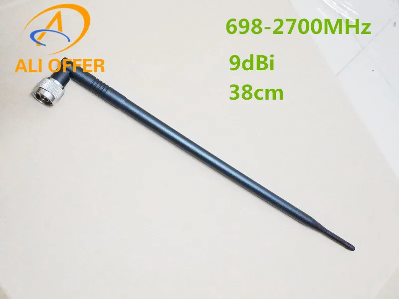698 2700 МГц 9dBi 4G Whip антенна Многодиапазонная резиновая для 700/800/900/1800/2100/2600/2700 GSM DCS 3G LTE