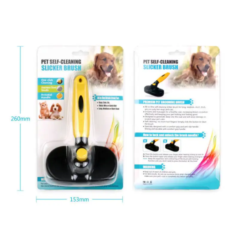 Щетка для волос собак щетка ухода за домашними животными телескопическая игла