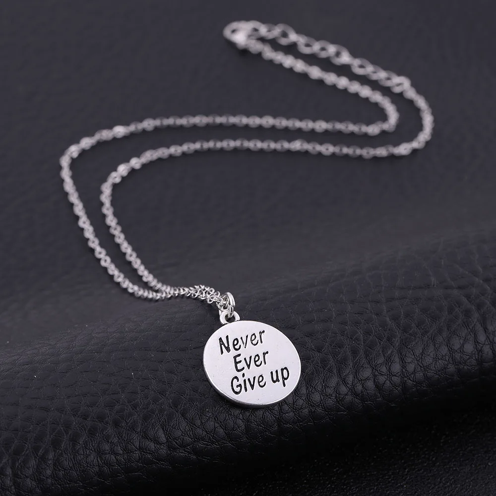 Новое серебристое круглое ожерелье доапара никогда не сбрасывающее для женщин и