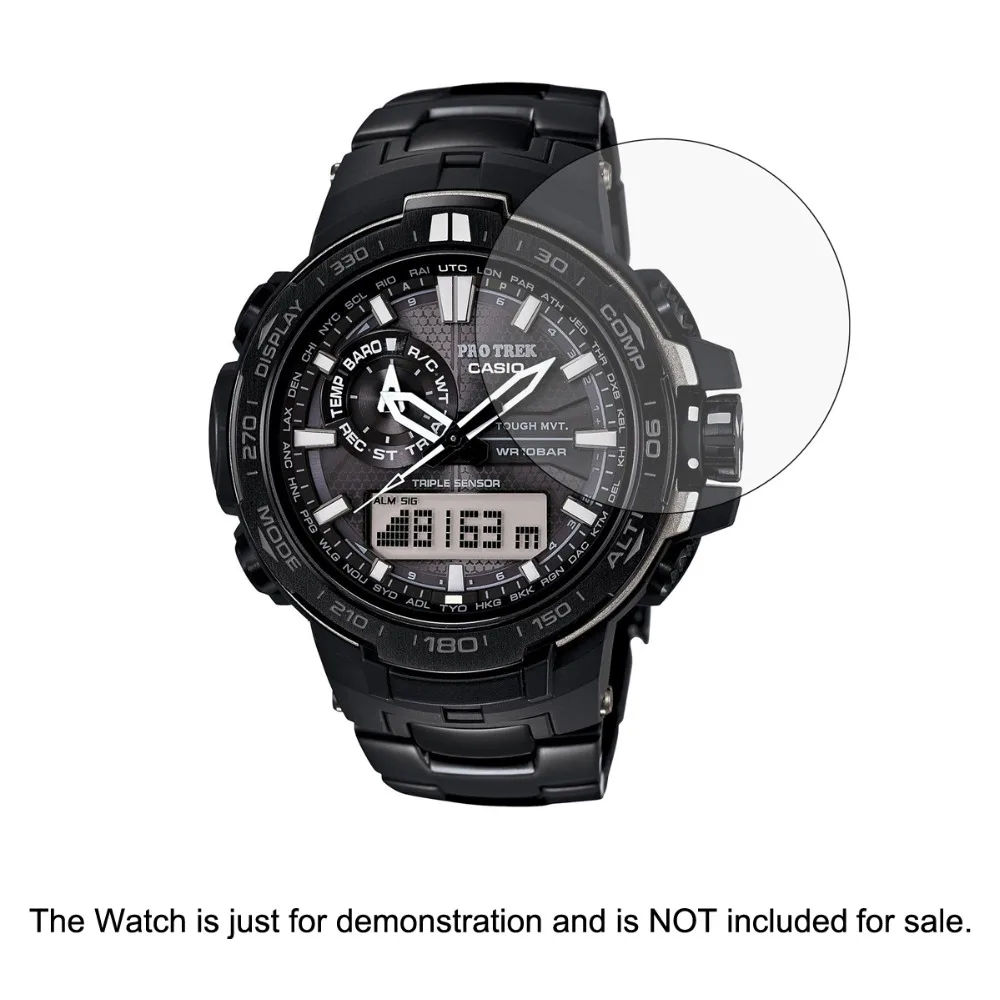 3 * прозрачная защитная пленка из ПЭТ для защиты экрана аксессуаров Casio PRW-6000YT |