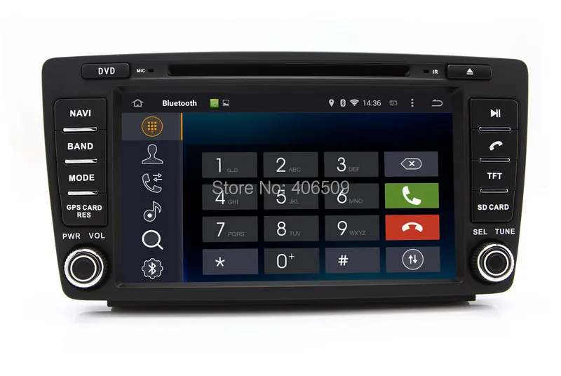 Android 7 1 Автомобильный DVD плеер для Skoda Octavia 2005 2006 2007 2008 с GPS навигацией Радио BT USB AUX WIFI