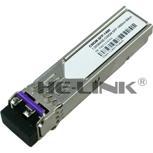 

CWDM-SFP-1490 - 1.25Gb/s CWDM SFP 1490nm (Compatible with CISCO)
