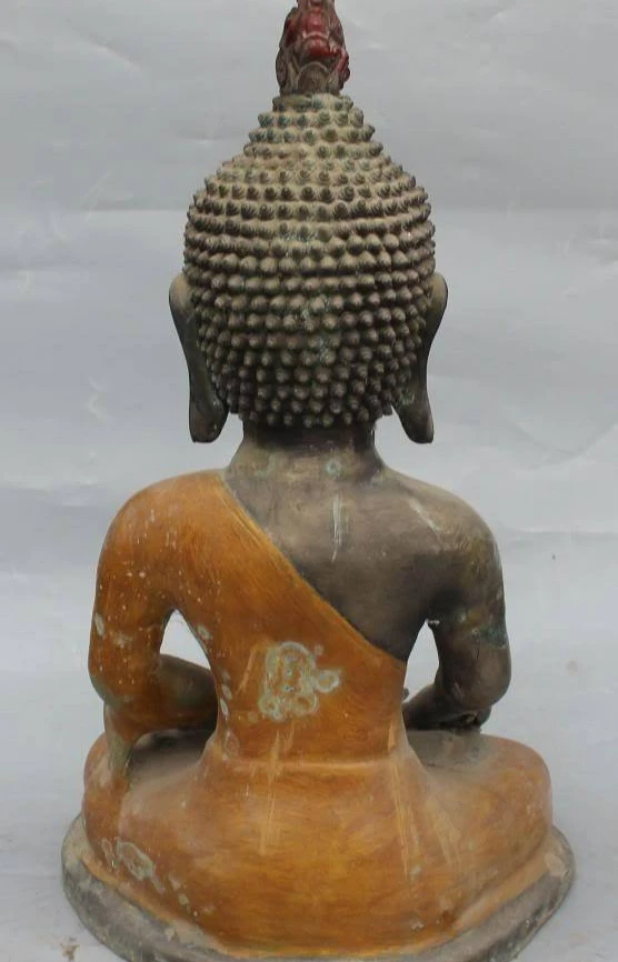 21 &quotВинтажная тайская Серебряная Картина Ayutthaya Maitreya статуя Будды|statue|statue