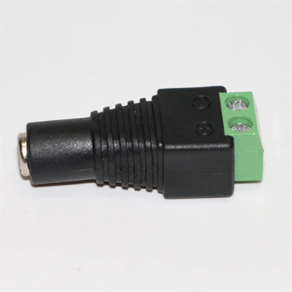 Женский адаптер питания коннектор со светодиодным разъемом для одноцветной 5050