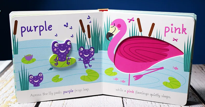 2 книги/набор сенсорных и чувствительных подсчетов цветов книга на английском