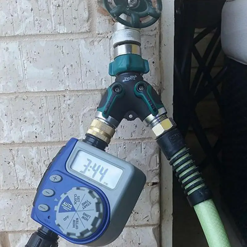 2 способ орошая инструмент прочный y образный практические шланг Splitter сад