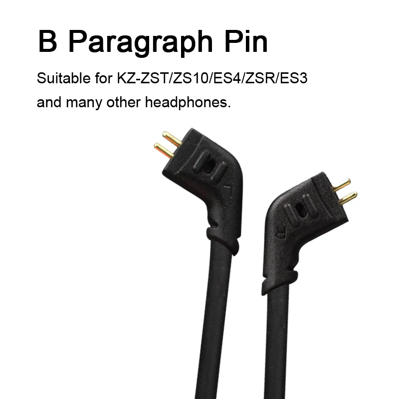 B For AS10ZS10ES4ZST KZ APTX беспроводной Bluetooth кабель HIFI наушники MMCX/2Pin разъем поддержка IPX5 использовать KZ BA10/AS10/ZS10/ED16 KZ ZSN APT-X CSR8645 - Цвет: B For AS10ZS10ES4ZST