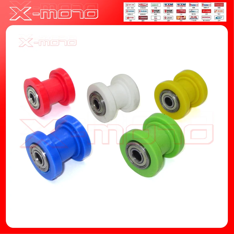 Мотоцикл 10 мм цепь натяжитель ролика шкив колеса направляющая 125 XR CRF 50 KLX110 Thumpstar Pit