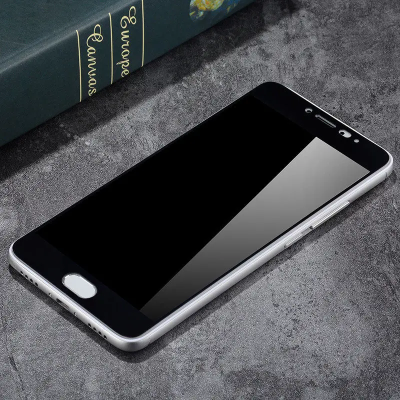 TCICPC для Meizu M3 Note, Защитное стекло для Meizu M3 Note, закаленное стекло 2.5D 9 H, защитная пленка на весь экран для M3Note - Цвет: Black