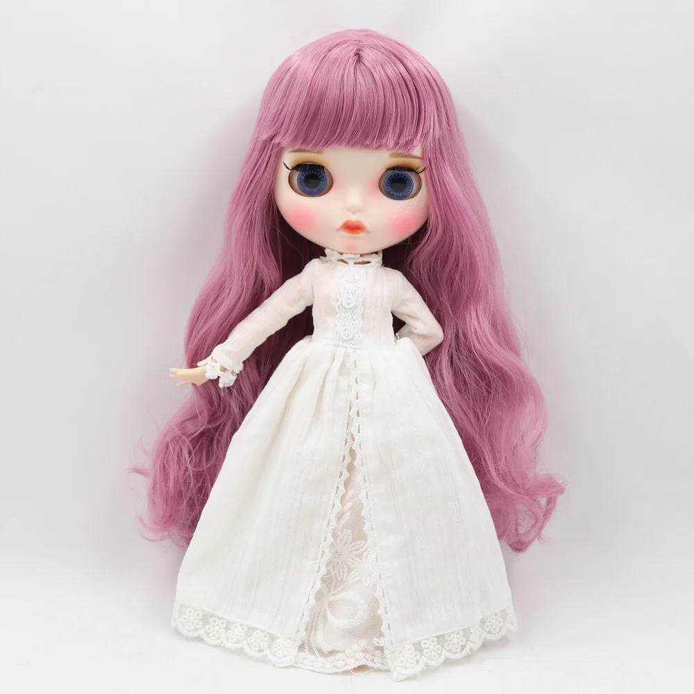 Ледяной DBS Blyth кукольные 1/6 bjd из белой кожи шарнирное тело элегантные розовые