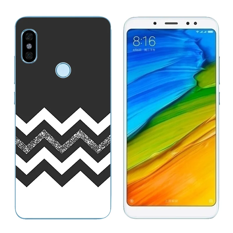 5 99 дюйма для Redmi Note Pro Prime с принтом персонажа черный матовый чехол RedmiNote 5Pro мягкий