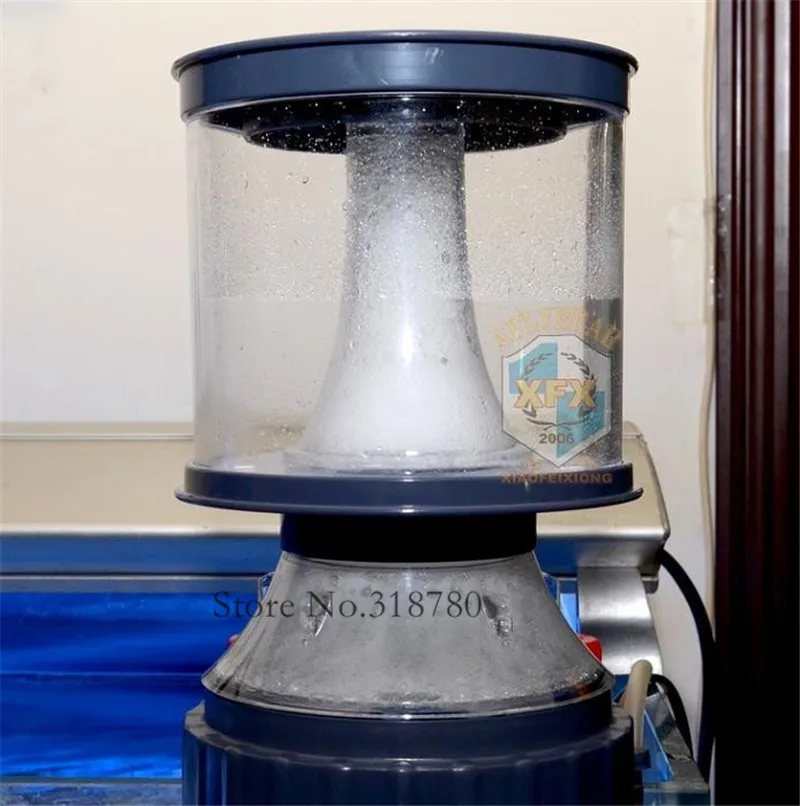 Boyu DG-2520 1400л/ч 20 Вт подвесной на морской аквариум для аквариума обезжириватель белка двойная трубка сепаратор для 400-600л резервуар для соленой воды
