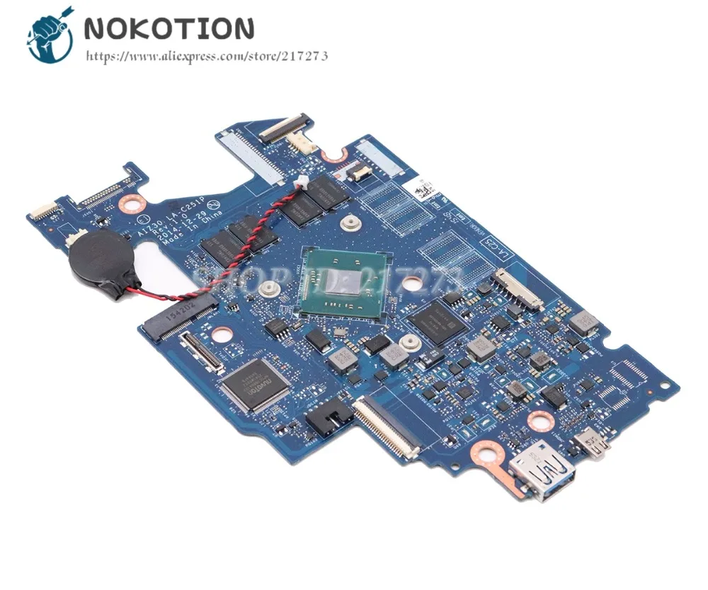 

NOKOTION For Lenovo ideapad S21 S21e-20 Laptop Motherboard AIZ30 LA-C251P 5B20H4454911 MAIN BOARD