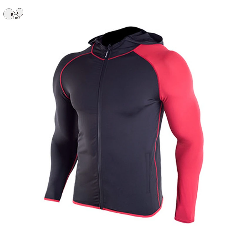 2018 эластичная быстросохнущая толстовка с капюшоном для бодибилдинга и фитнеса