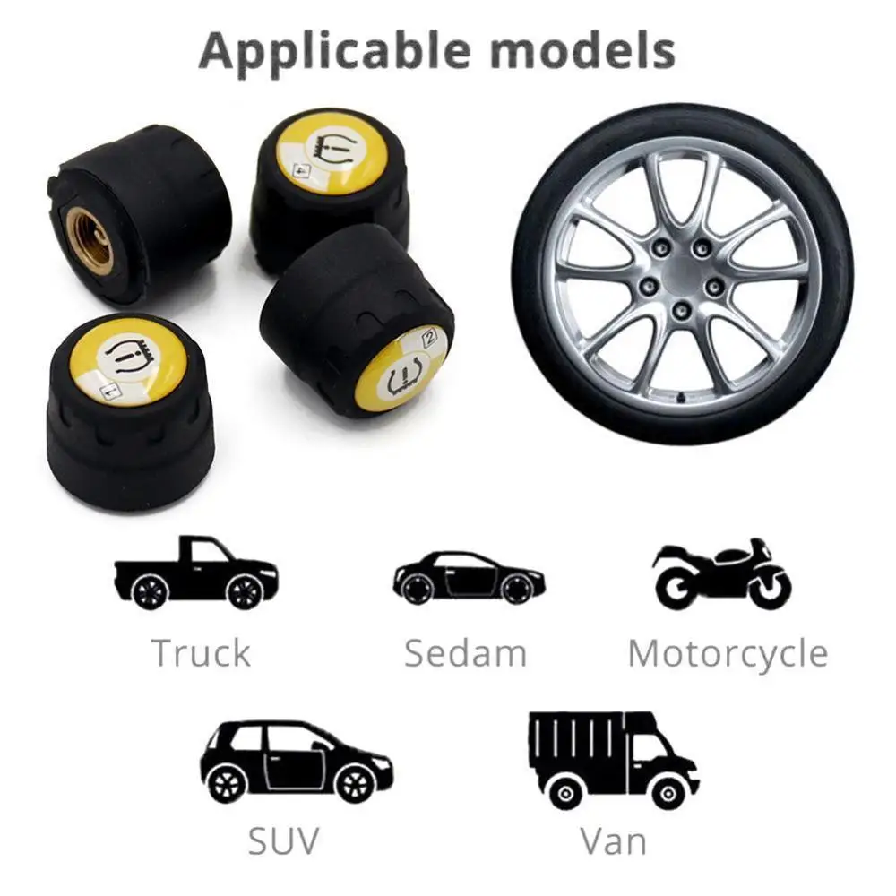 Система мониторинга давления в шинах универсальная система с 4 внешними