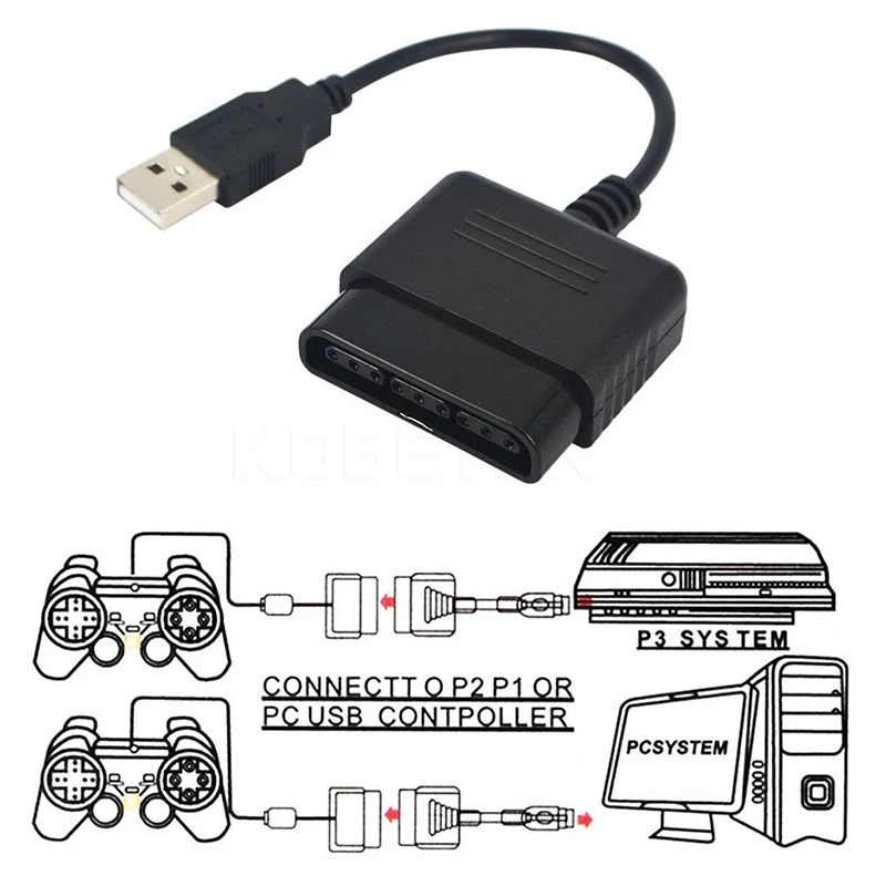 USB адаптер джойстика для контроллера PlayStation2 PlayStation3/ПК проводной контроллер