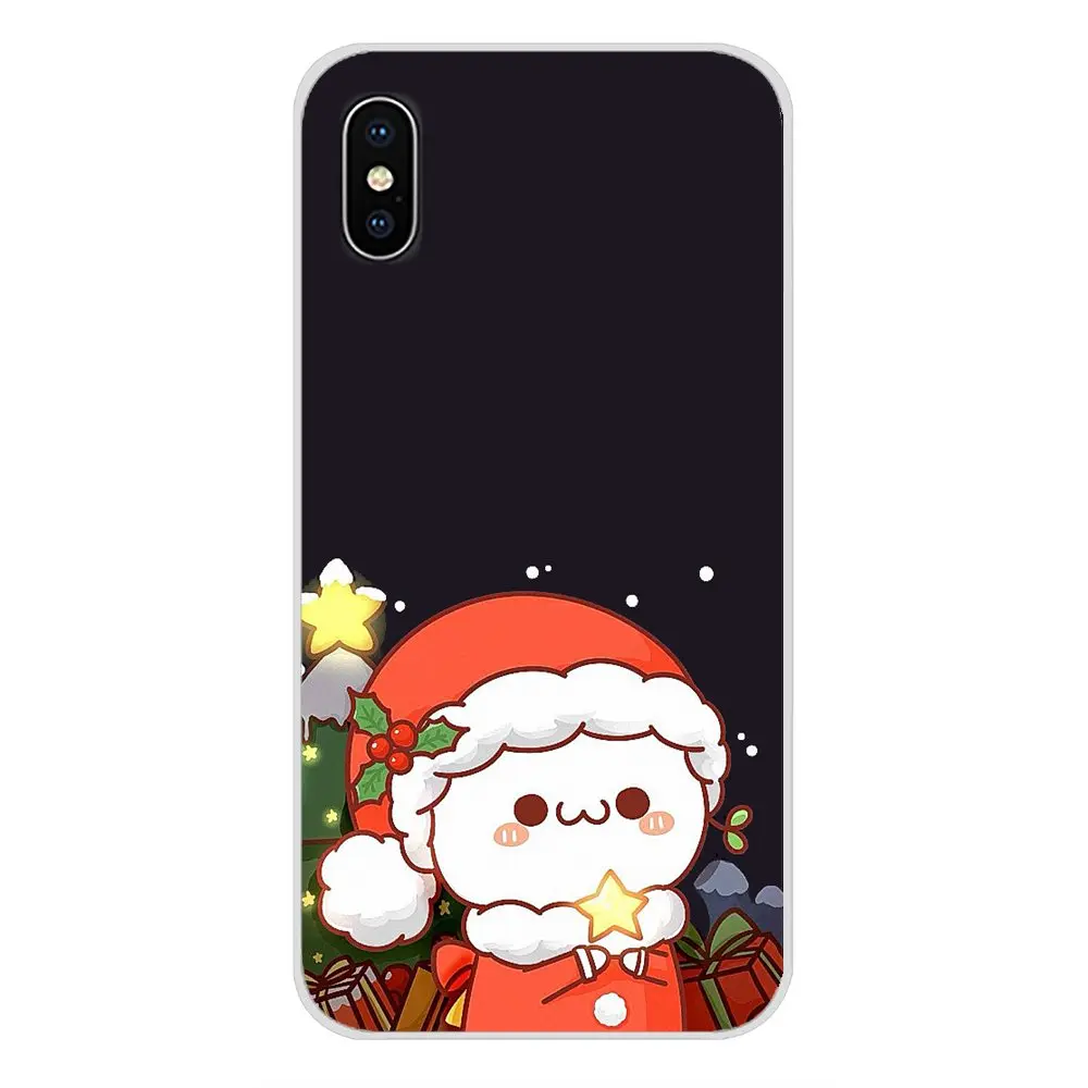 images 6 Для Xiao mi 4 mi 5 mi 5s mi 6 mi A1 A2 5X6X8 9 Lite SE Pro mi Max Mix 2 3 2 S Чехол для мобильного телефона милый новогодний Рождественский мультяшный - Color: images 6