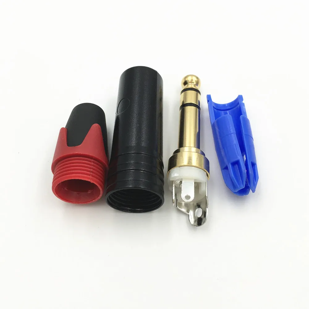 2 шт латунный 6 35 мм 3 полюса моно стерео аудио разъем 5 для микрофона усилителя