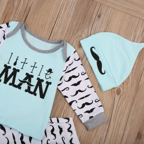 От 0 до 24 месяцев Pudcoco боди для новорожденных мальчиков + милые длинные штаны с