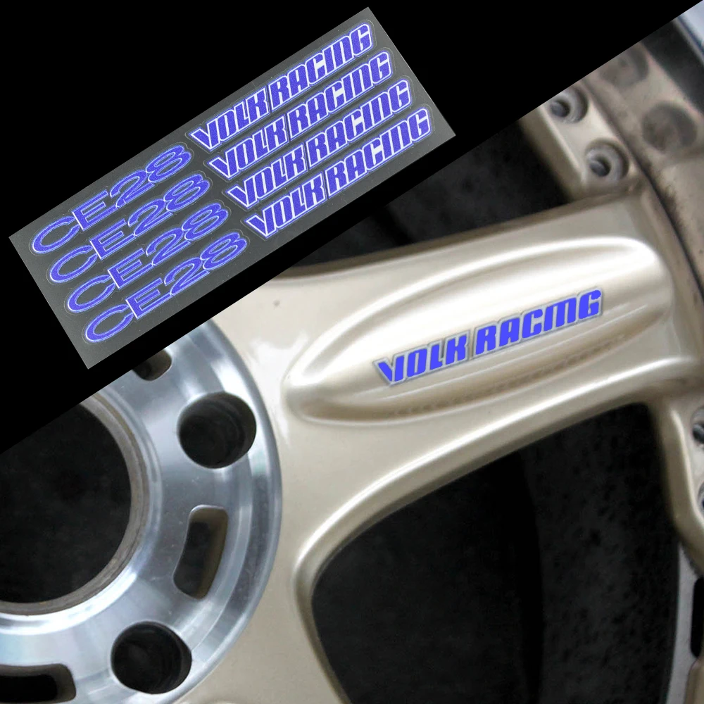 Наклейки на обод колеса автомобиля 4 шт. наклейка украшение ступицы Стайлинг для