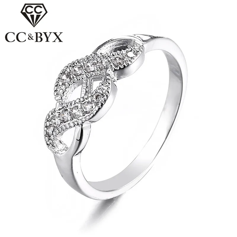 Женское серебряное кольцо Cincin Wanita обручальное 925 пробы Модная бижутерия для