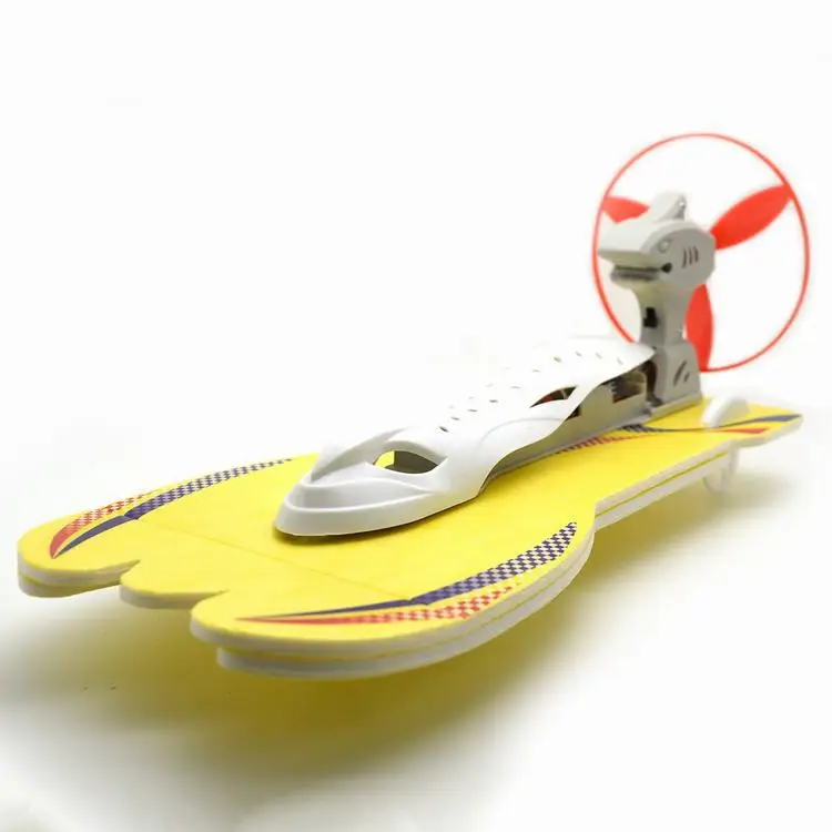 

2021 New Hot Kids Children Toy Birthday Gifts Aerodynamic Yacht Models Electric Model Assembled Educational Science Toys 2021