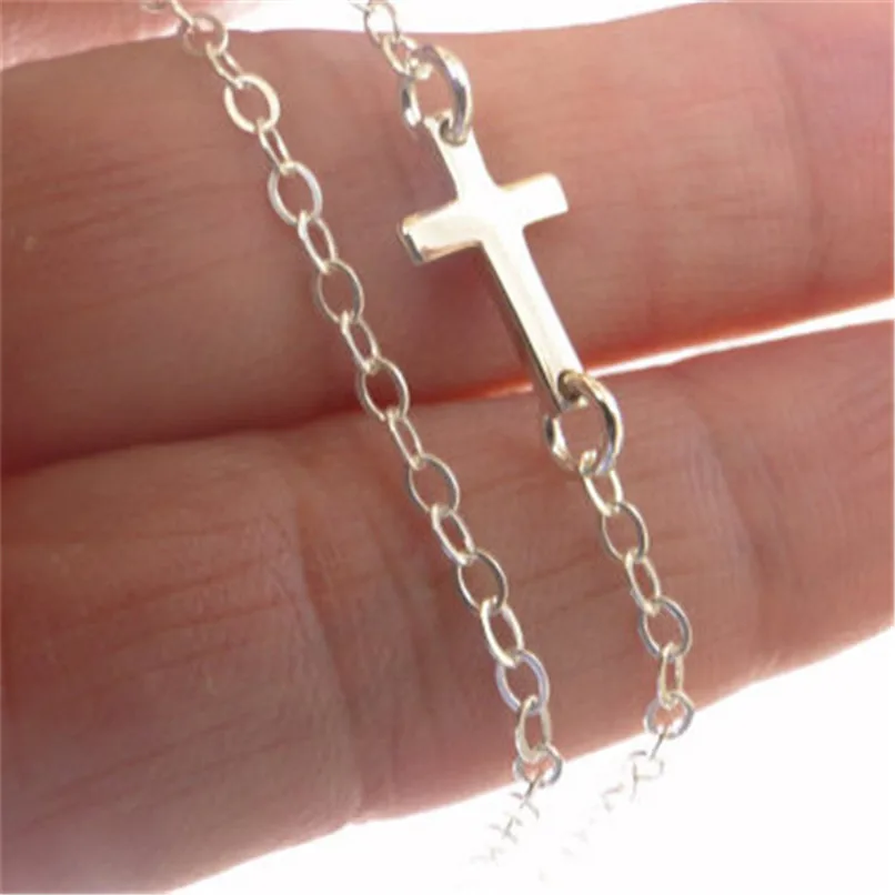 Lusion брендовая простая подвеска-крест ожерелье-чокер роскошные женские подвески