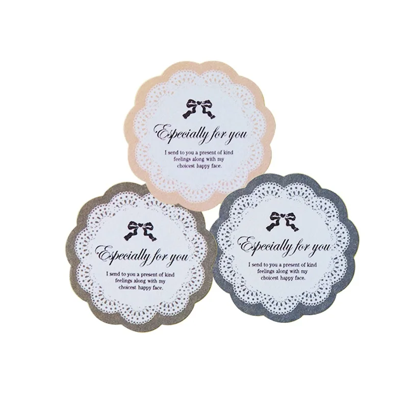 90 шт./лот специально для вас наклейка из крафт бумаги с уплотнением ярлык