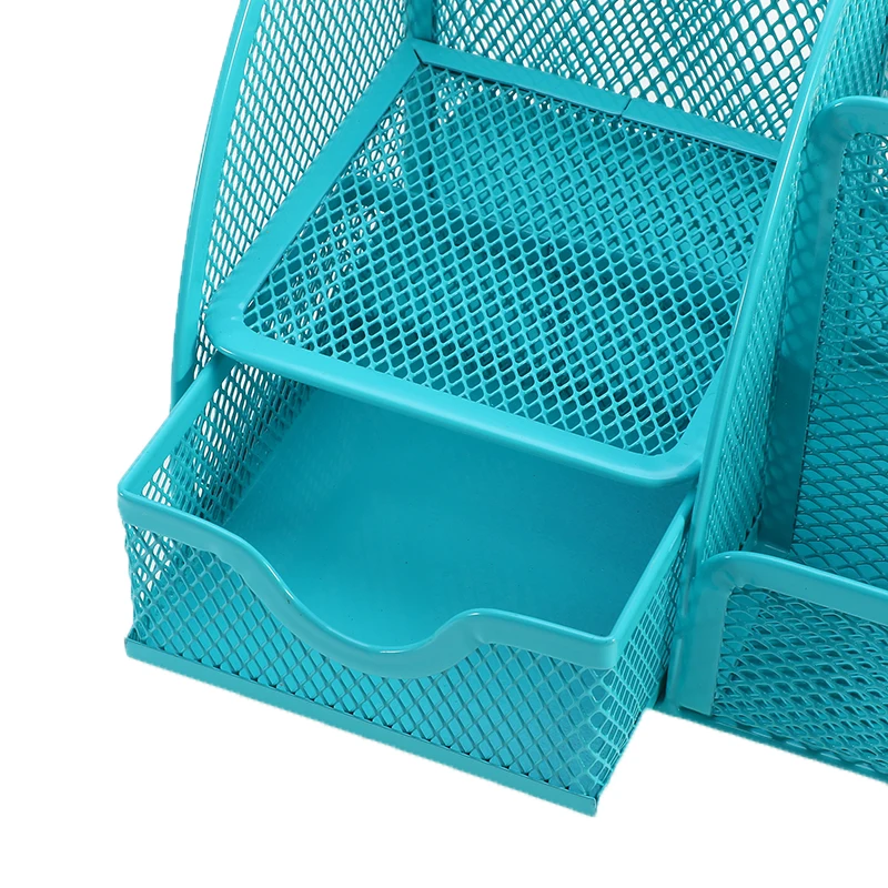 7 ячеек металлический офисный настольный ручка для офиса карандашница гладить