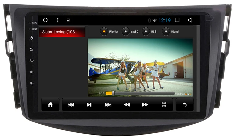 Android 6 0 dvd плеер для Toyota RAV4 Rav 4 2007 2008 2009 2010 2011 2 din 1024*600 gps навигации wi fi Quad