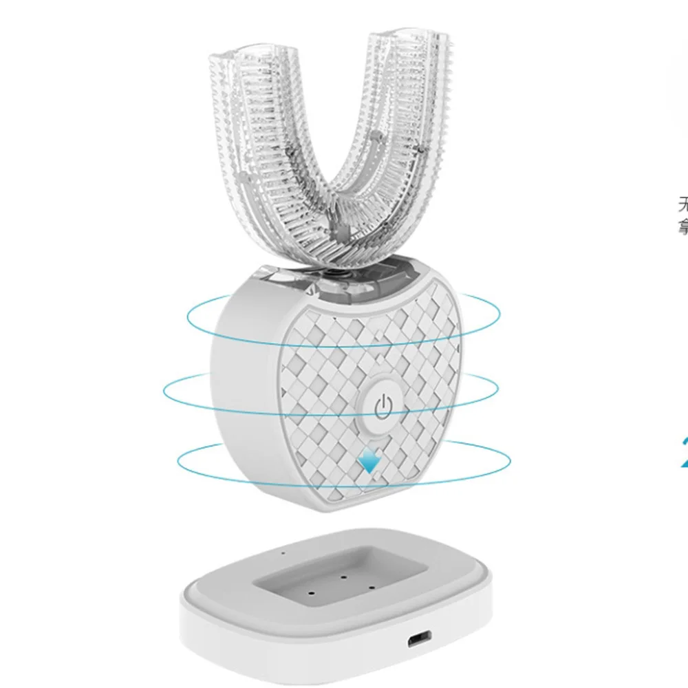 Звуковая автоматическая электрическая зубная щетка 360 градусов отбеливание
