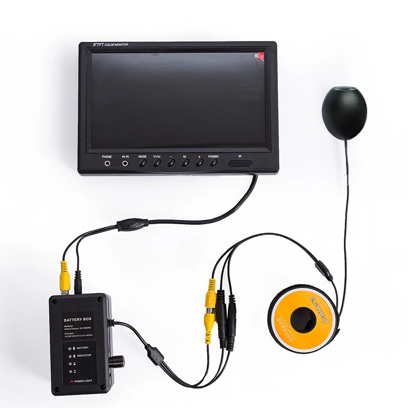 Купить Рыболокатор DVR 30 м кабель 1000TVL ИК подводная Рыбацкая камера Река Озеро море в реальном времени живая водонепроницаемая