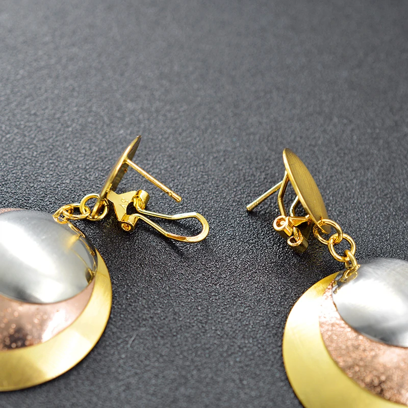 Серьги гвоздики Sunny Jewelry в этническом стиле круглые украшения для помолвки лидер