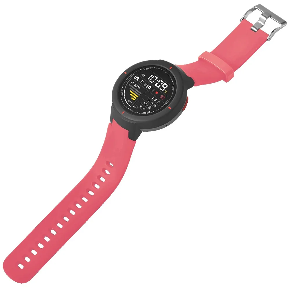 Сменный силиконовый ремешок для часов, браслет, ремешок 20 мм для Huami Amazfit Verge 3, умный ремешок для часов Amazfit Verge Lite