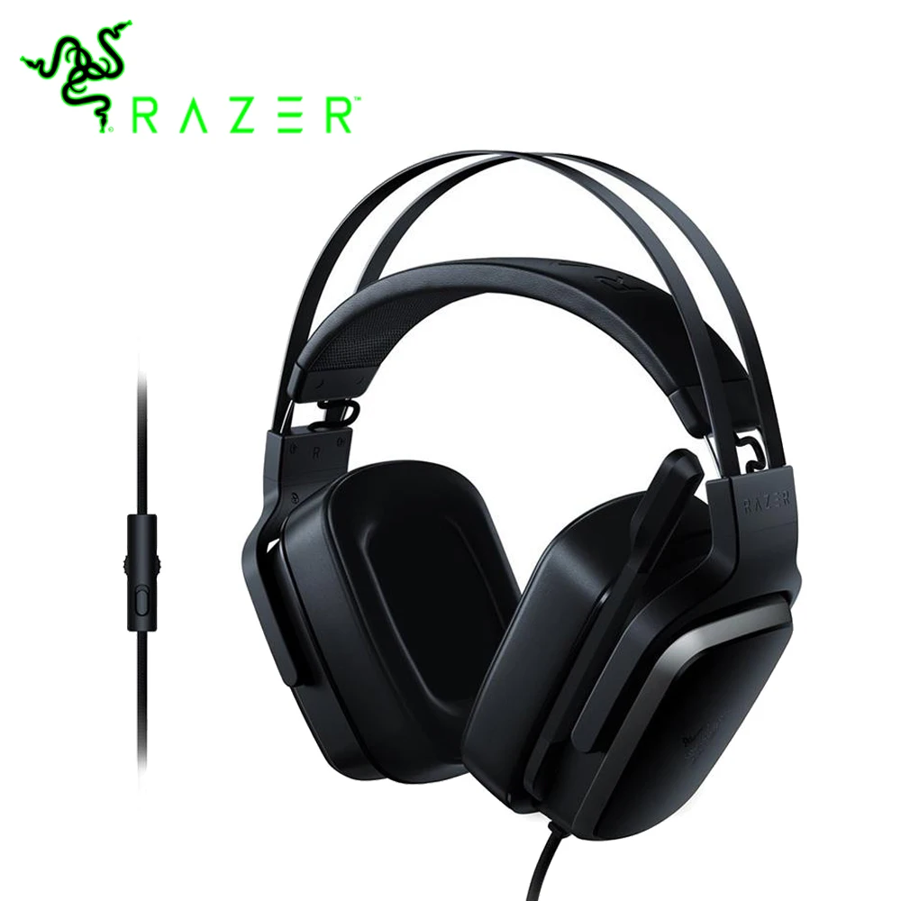 Razer Tiamat 2,2 V2 аналоговая игровая гарнитура 7,1 виртуальное объемное звучание с микрофоном и проводной гарнитурой геймерские наушники