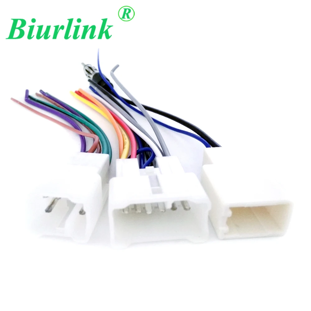 Biurlink (10 + 6)Pin CD Changer Port кабельный адаптер с антенной для Toyota|cd changer port|harness adaptercd adapter |