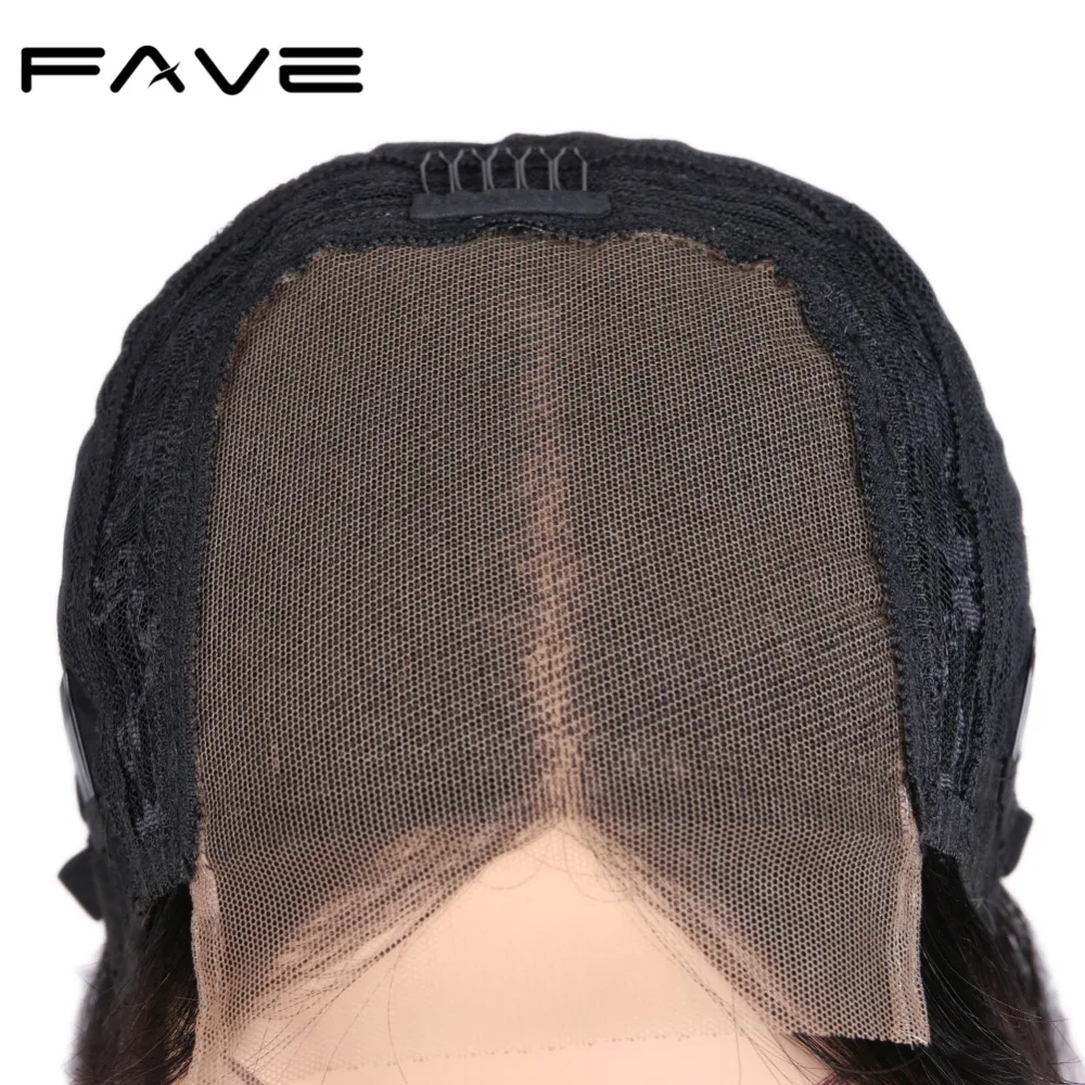 FAVE 4*4 парики из натуральных волос на шнурках бразильские волосы Remy парик 150%