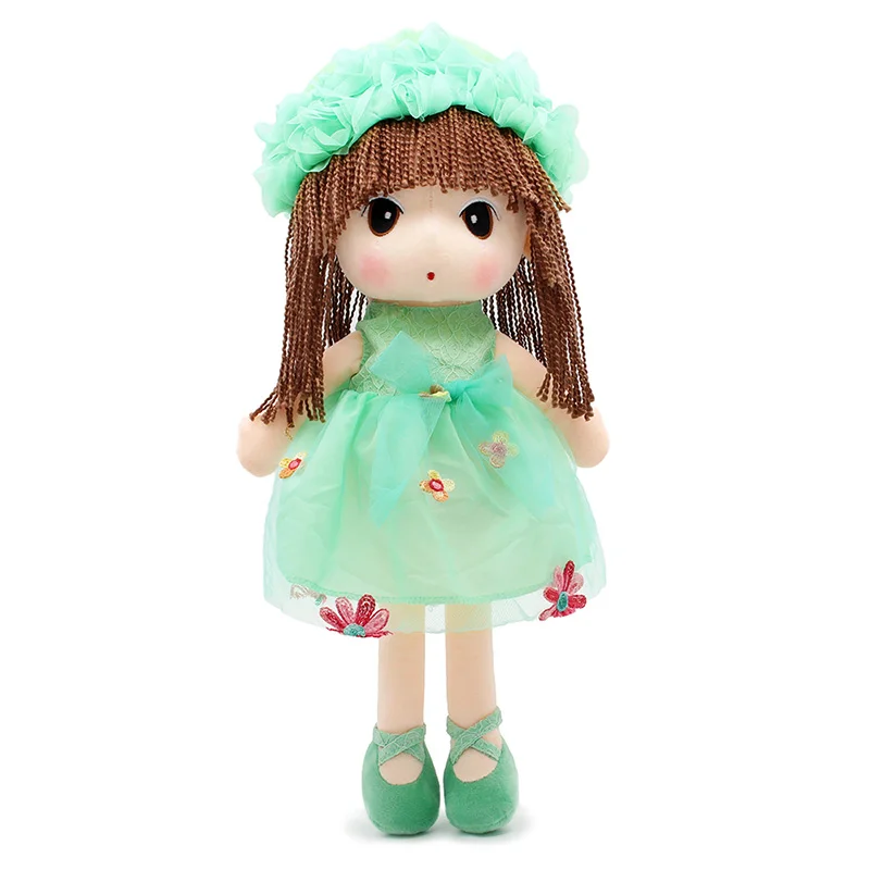 45cm Green huaxian 40 см/45 см Kawaii Оригинальное Mayfair кукла мягкие игрушки для девочек 23 стилей высокого качества Красивые Куклы плюшевые дети toys for дети девушки подарки - Цвет: 45cm Green huaxian