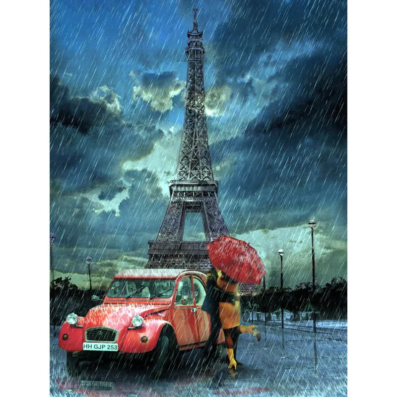 Камни в форме ромба дрель 5D вышивка сделай сам со стразами обувь для дождливого