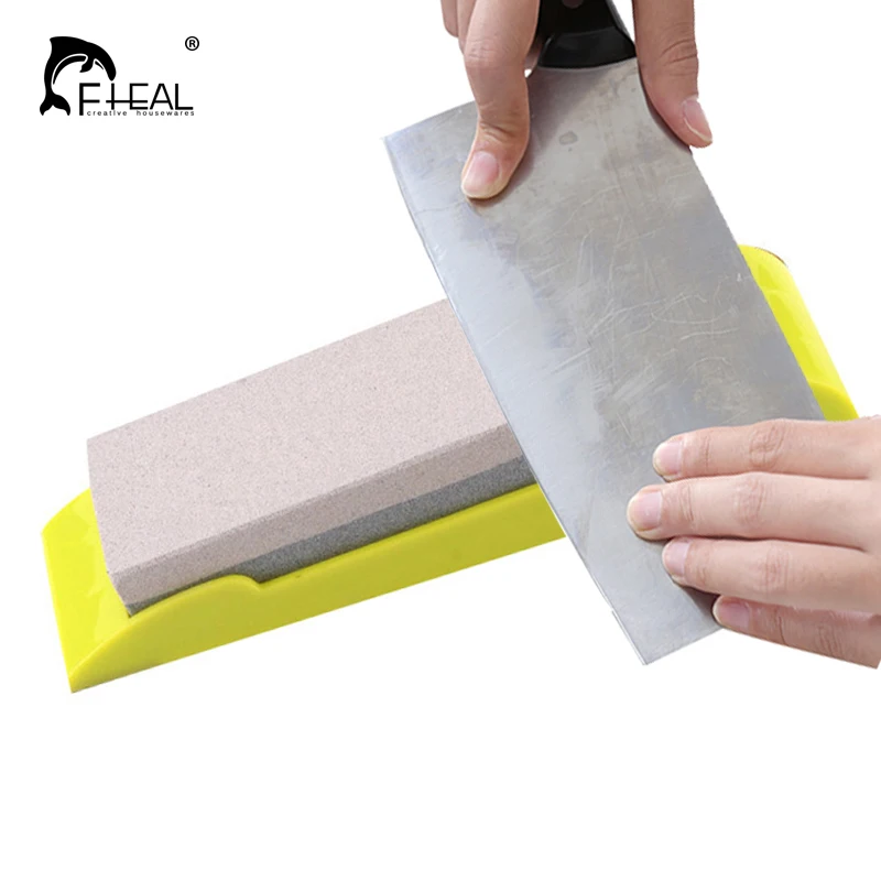 FHEAL 320/240 двухсторонний Алмазный точильный брус для ножей камень шлифовальный