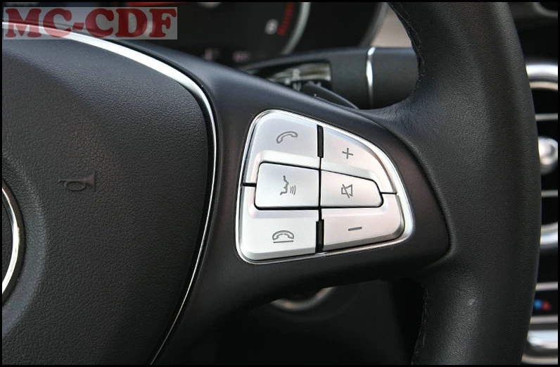 Автомобильный Стайлинг 12 шт. для Mercedes Benz A B CLA CLS GLE GLS класс- ABS Автомобильный руль переключатель накладка наклейка