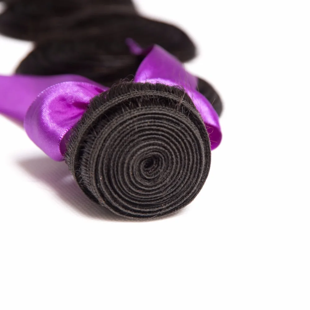 Бразильские волнистые человеческие волосы пучки Remy Weave 1 шт. для наращивания