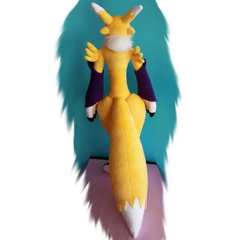 Гигантская мягкая плюшевая игрушка Renamon ручной работы Цифровой Монстр дигимон