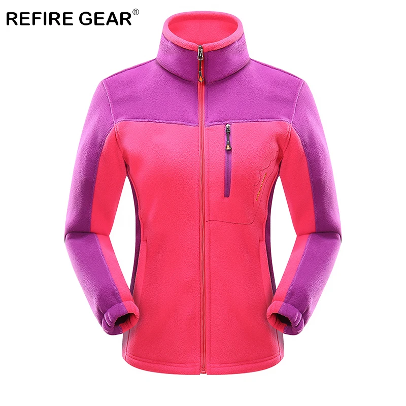 Куртка ReFire Gear женская теплая флисовая одежда для спорта на открытом воздухе