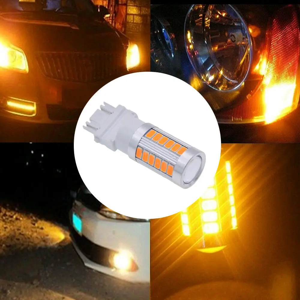 2 предмета светодиодный 3157 3457 3057 сигнала 33SMD обратный задних фонарей указателей