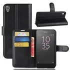 Модный чехол-Кошелек из искусственной кожи, защитный флип-чехол для телефона Sony Xperia E5 с отделением для карт Visa и подставкой